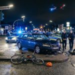 Norderstedt’ten Hamburg’a kovalamaca: Polisten kaçarken bisikletliye çarptı