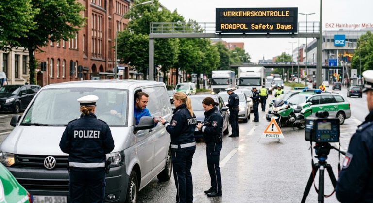 Hamburg Polisi’nden ROADPOL Denetimi