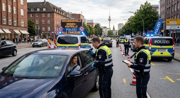 Hamburg’da Uyuşturucu Kontrolleri Sıkılaştırıldı: Sürücülere Yakın Takip