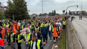 Hamburg Limanı’nda 48 saatlik grev sona erdi: Gözler ücret görüşmelerinde