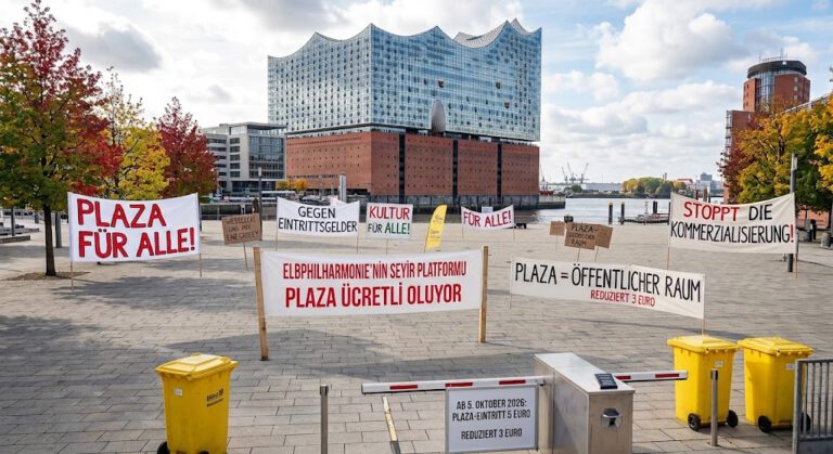Elbphilharmonie’nin seyir platformu Plaza ücretli oluyor: “Plaza Herkes İçin!”