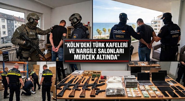 Almanya ve İspanya’da Uluslararası Suç Ağına Çapraz Operasyon: 3 Ülkede 10 Gözaltı