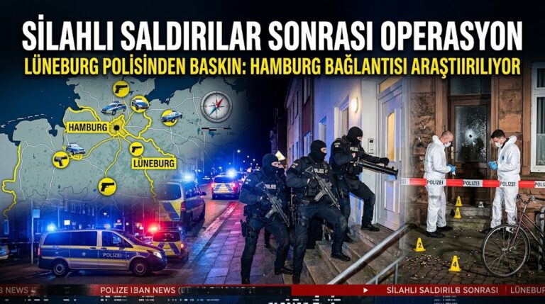 Lüneburg’da Üç Adrese Polis Baskını: Hamburg’daki Saldırıyla Bağlantı Araştırılıyor